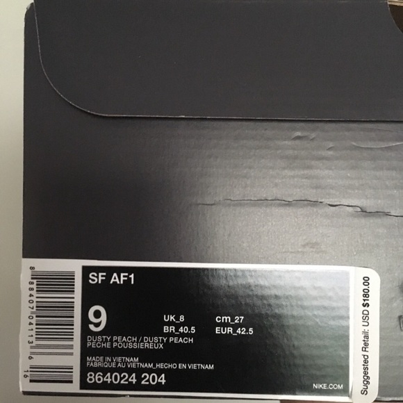 Nike SF AF1 Dusty Peach - Picture 7 of 7